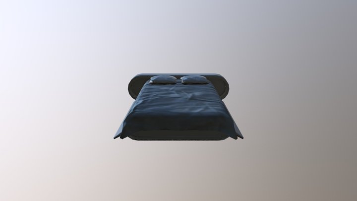 Futuristic/SciFi bed 3D Model