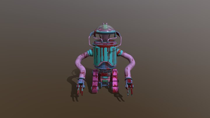 Stylised Robot 3D Model