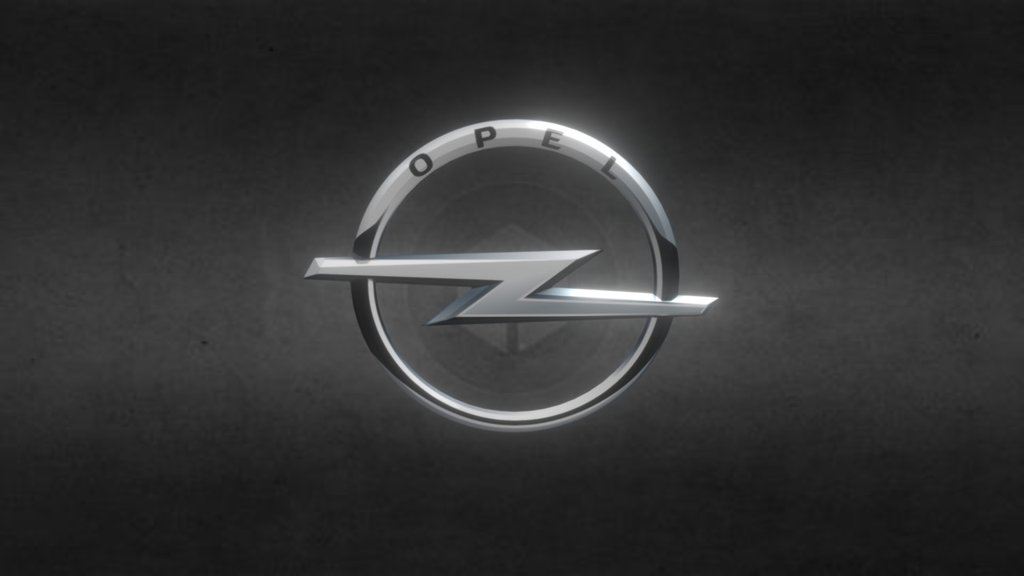 opel logo emblem 3D Model