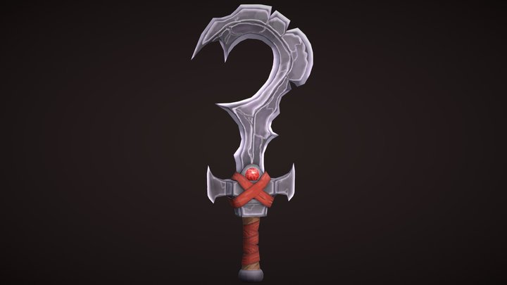 Stylized Blade 3D Model