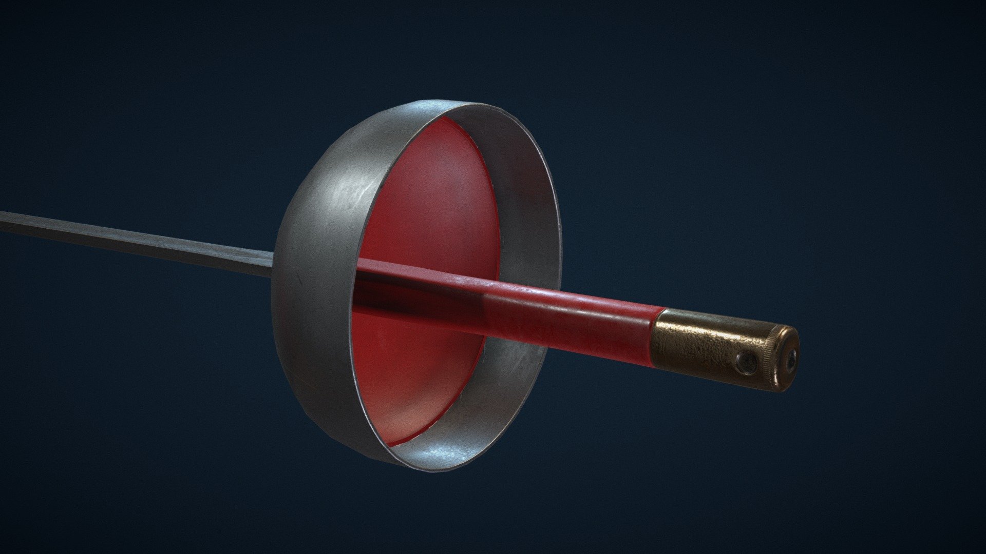 Fencing Sword 3d Model By Efim Savelev Efimsavelev0 [96914ff] Sketchfab