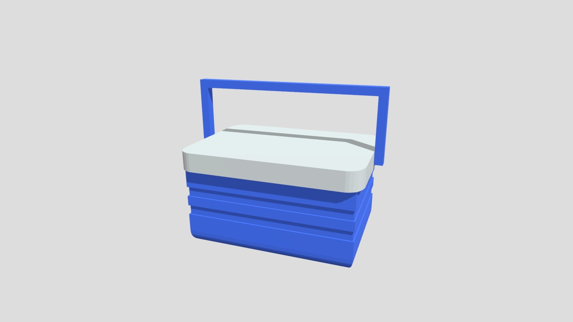 Ice box from Poly by Google — Sketchfab embed 3D viewer