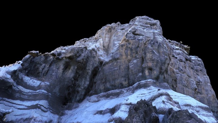Mont Granier, Savoie-Isère, France 3D Model