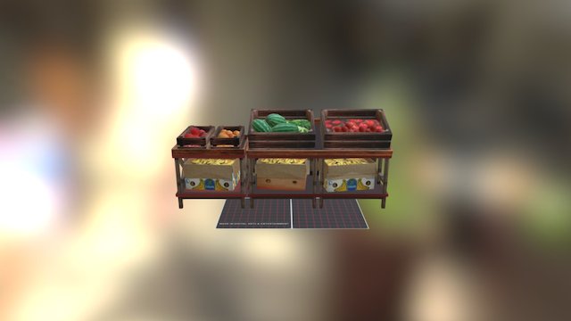 prop_fruitstand 3D Model