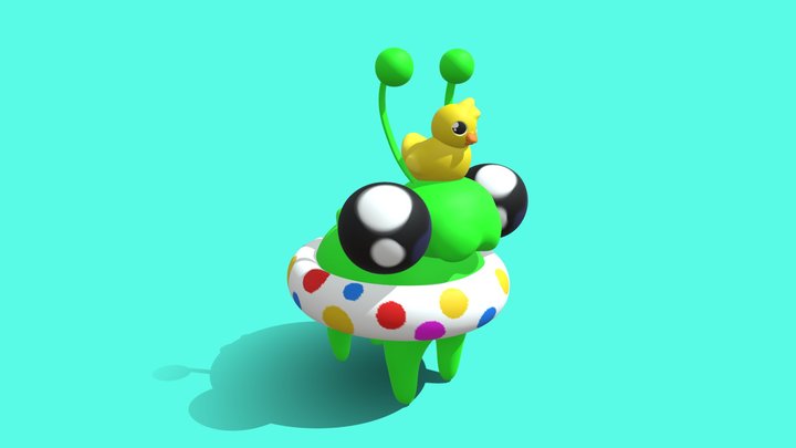 Pool Time Fingus 3D Model