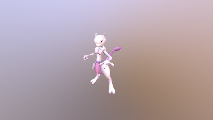 Mewtwo 3D Model