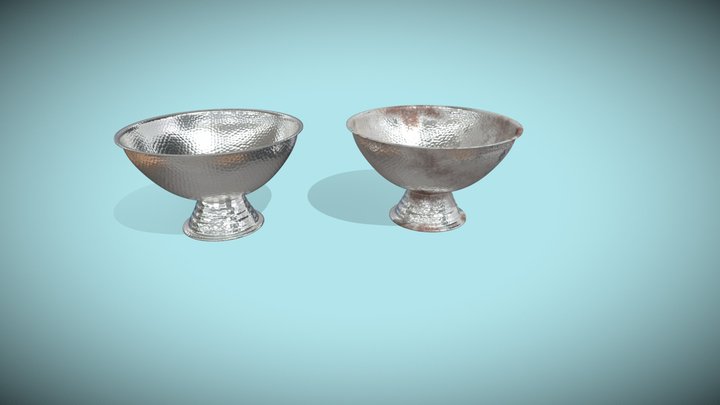 champagne cooler duo 3D Model
