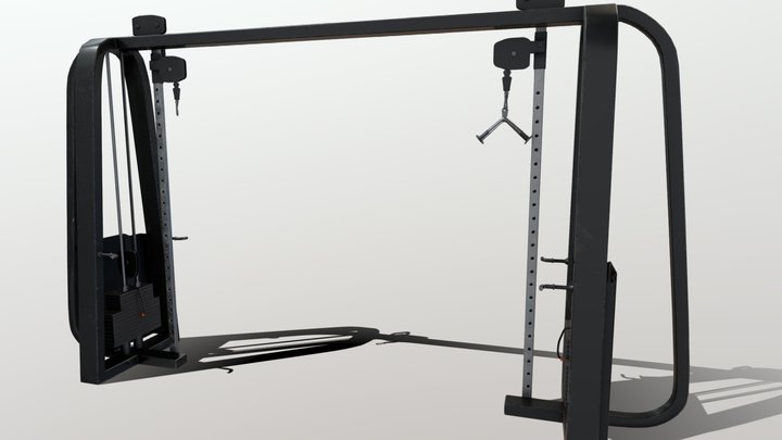 Cable Cross Over Machine 3D Model