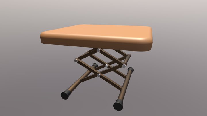 Foldable table 3D Model