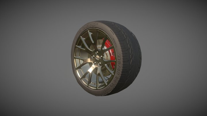 PBR Tire 3D Model