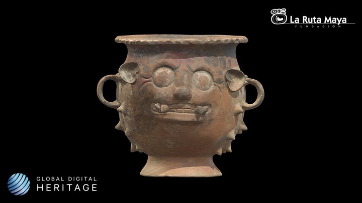 Jaguar Effigy vessel