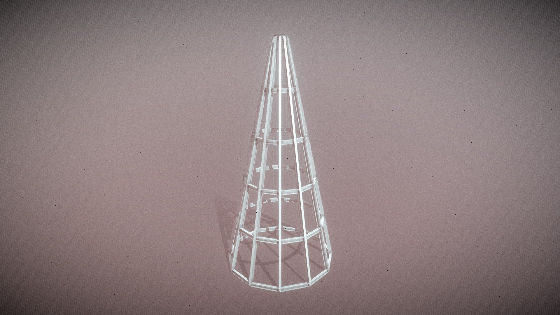 estrutura cone de colunas de ferro - 3D model by box3ddesign [96968c4 ...