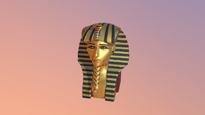 Tutankhamun's burial mask 3D Model