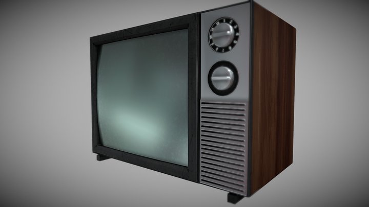 Old TV WIP 3D Model