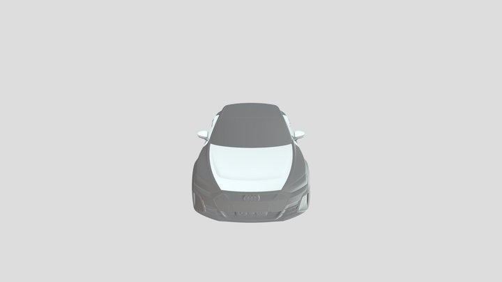 Audi RS E-tron GT 2022 With HQ Interior – Kostenloses 3D-Modell STL