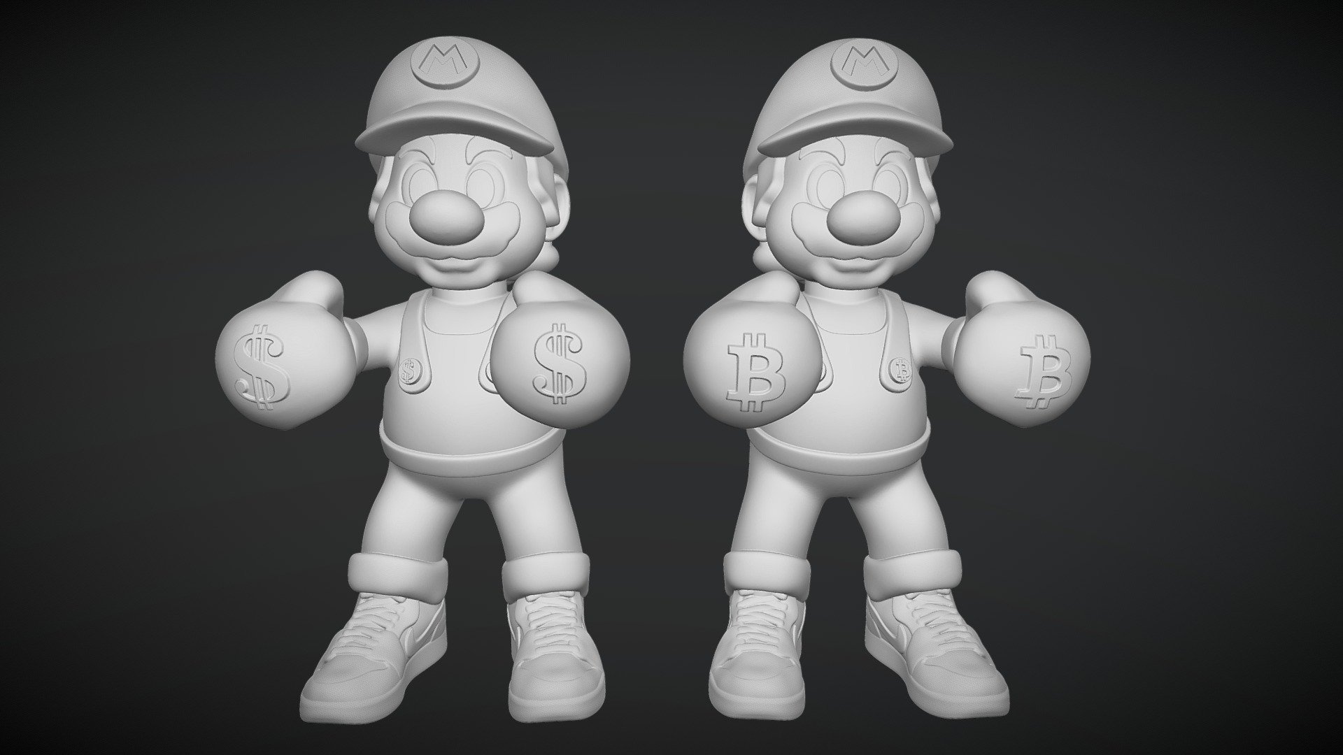 Mario Bros boxing pack - Buy Royalty Free 3D model by JaviHow ...