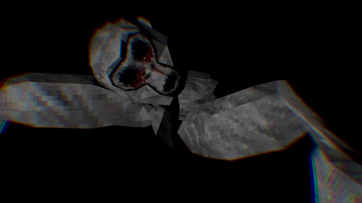 TipToe - Clouds Gorilla Horror 3D Model