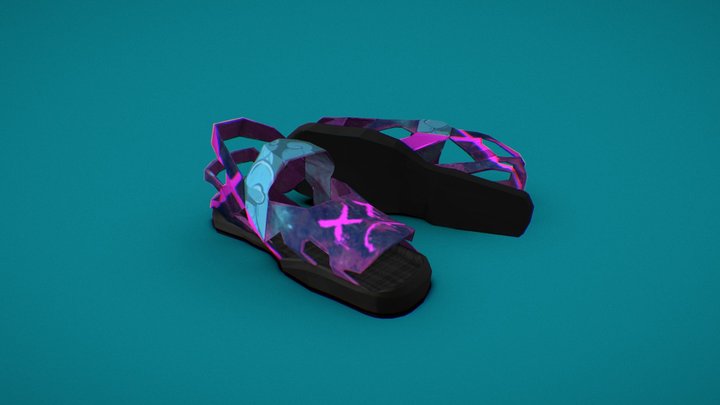 jinx shose - costume design (male) 3D Model