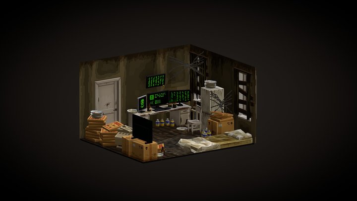 Neckbeard nest 3D Model