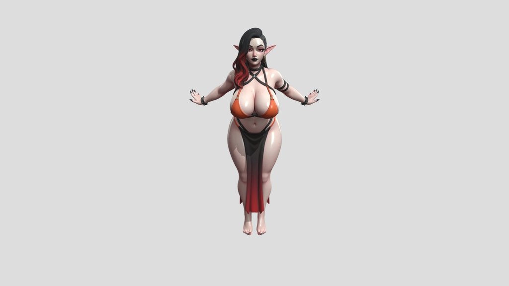 Crimson Ember Enchantress