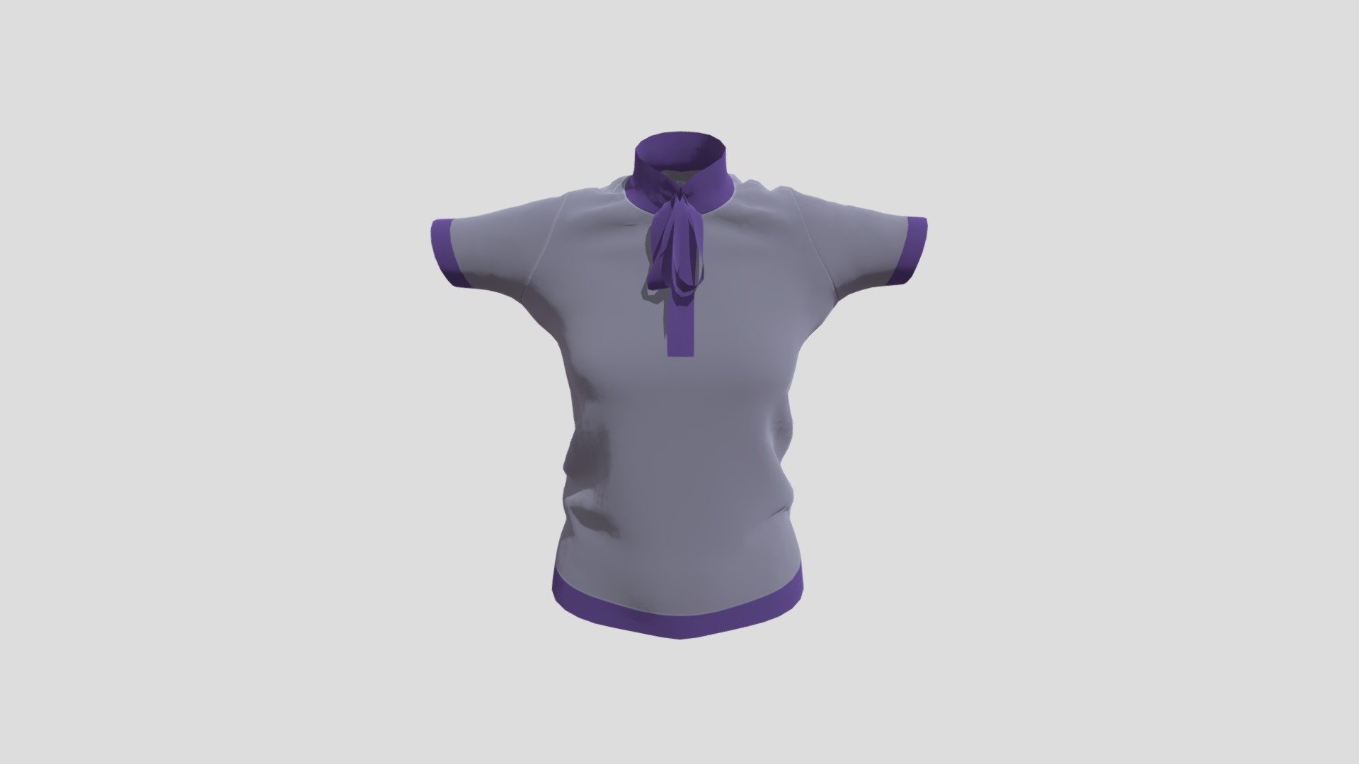Yologram Style Womens Upperwear TShirt XS - 3D model by spatial.digital ...