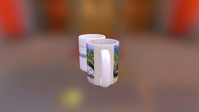 Mug Alpha Ambulancias 3D Model