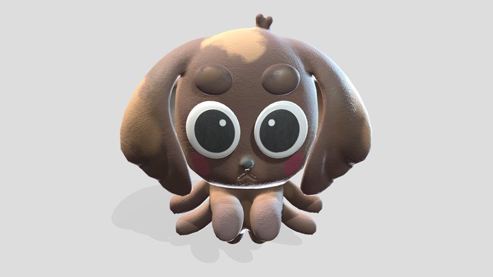 Stylized Chibi Character- Rolfe 3D Model