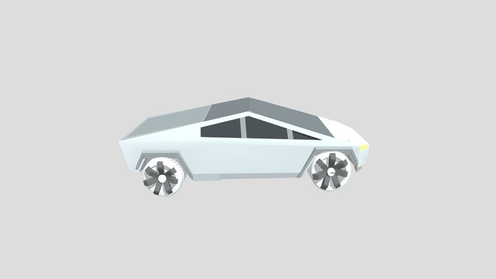 tesla car 3D Model