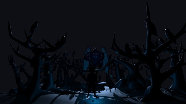 Woods of the Corvid King 3D Model