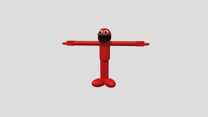 GMOD Elmo Tinkercad 3D Model