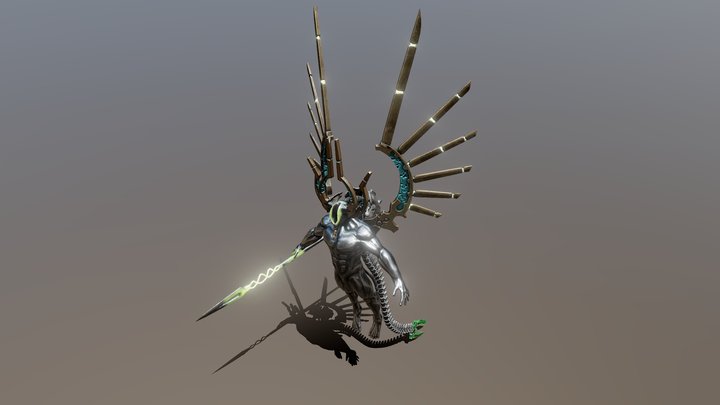 Necron Void Dragon 3D Model