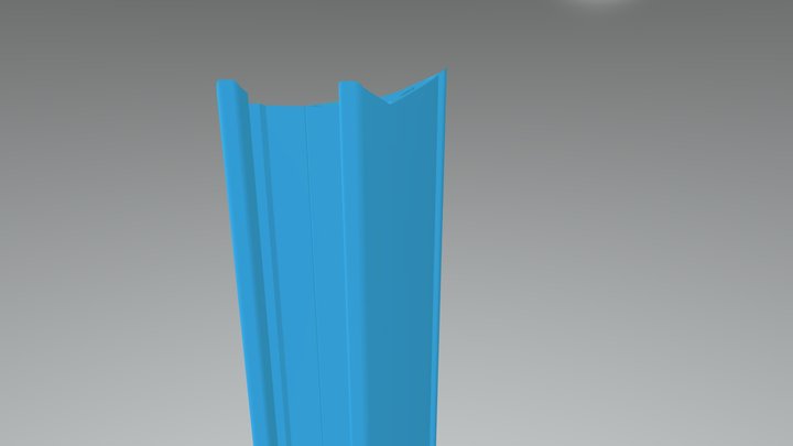 Montante angolare 3D Model