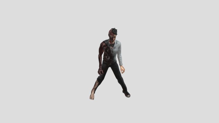 Michael Jackson Thriller Zombie Dance Part 3 3D Model