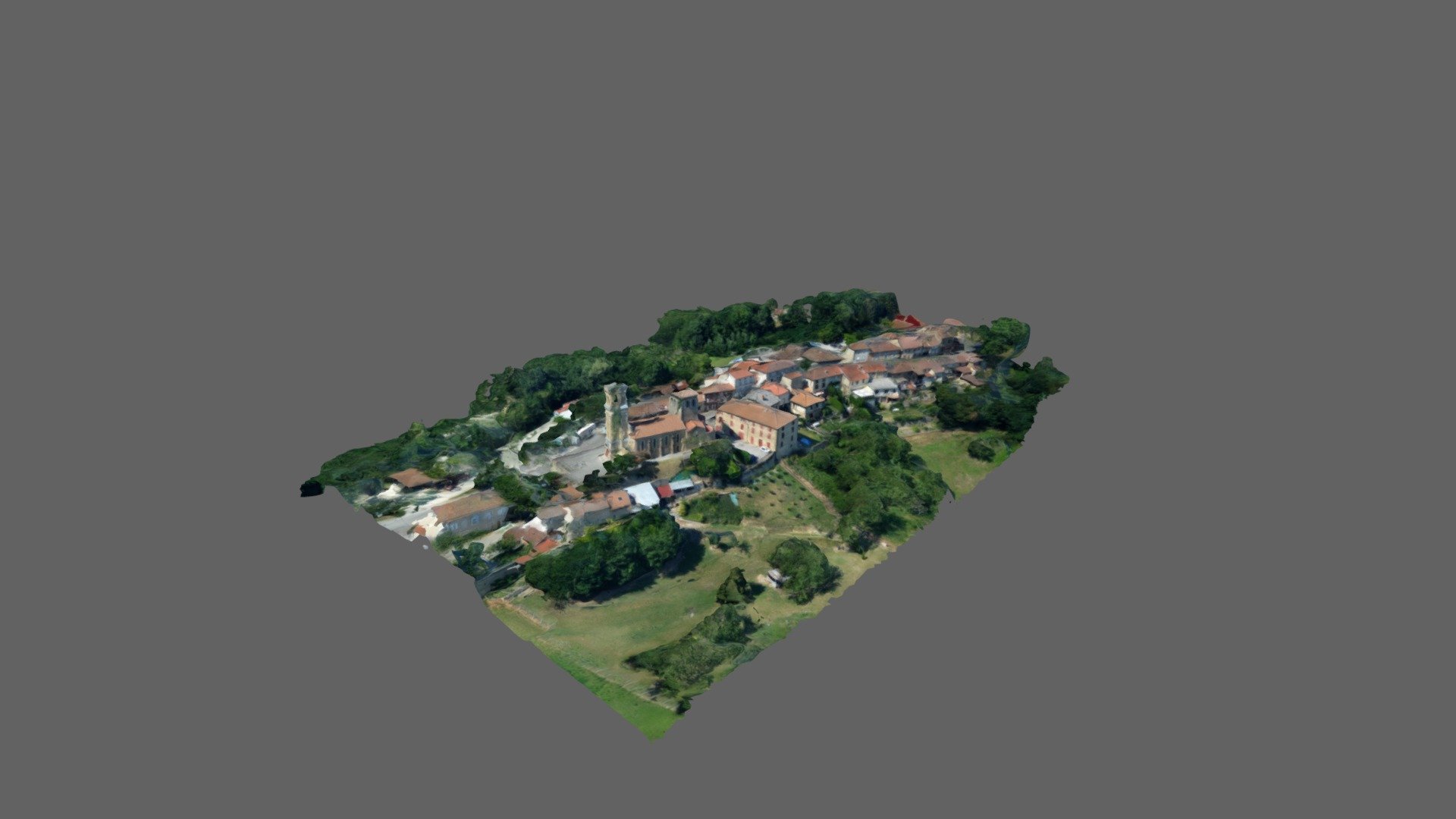 Modèle numérique 3D : Montmiral