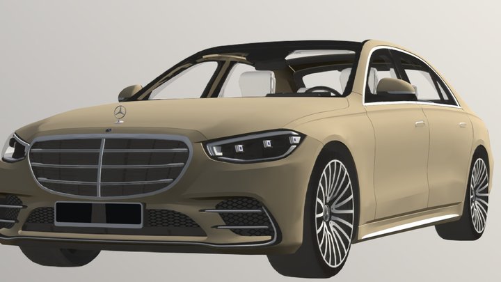 Mercedes Benz S500 4MATIC 3D Model