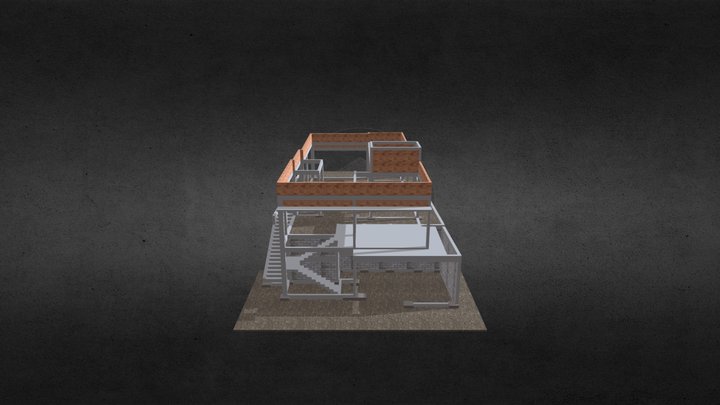 Projeto WMS Estrutural em Concreto Armado 3D Model