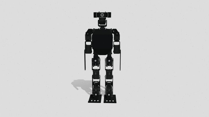 Biped robot 3D Model