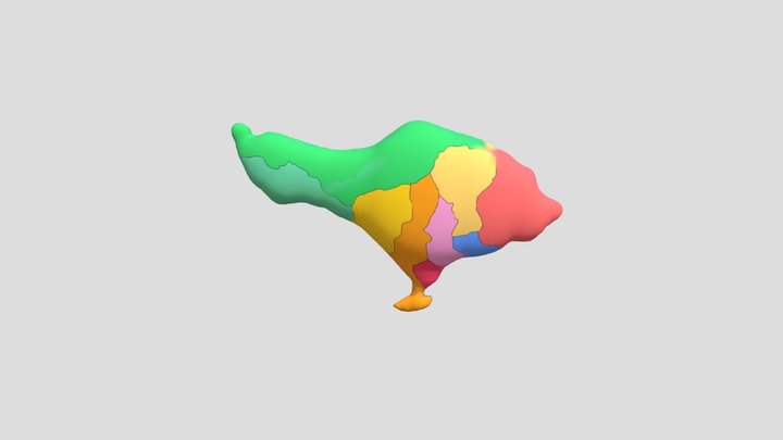 Bali Island 3D Model