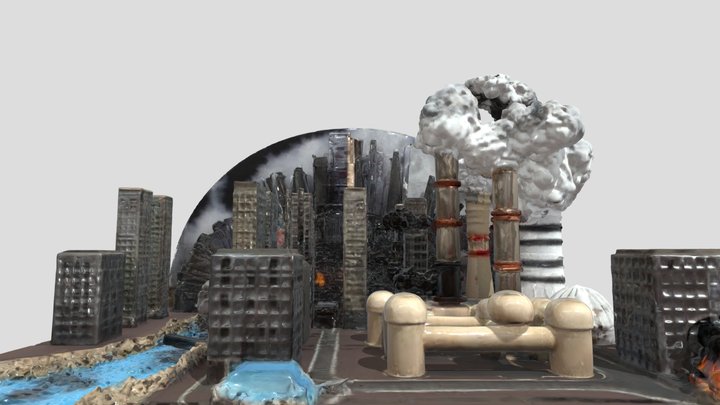 Urban Turmoil 3D Model