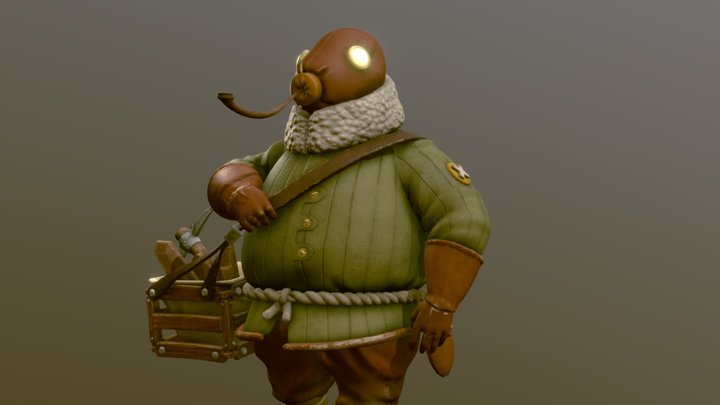 Mr. Dusty 3D Model