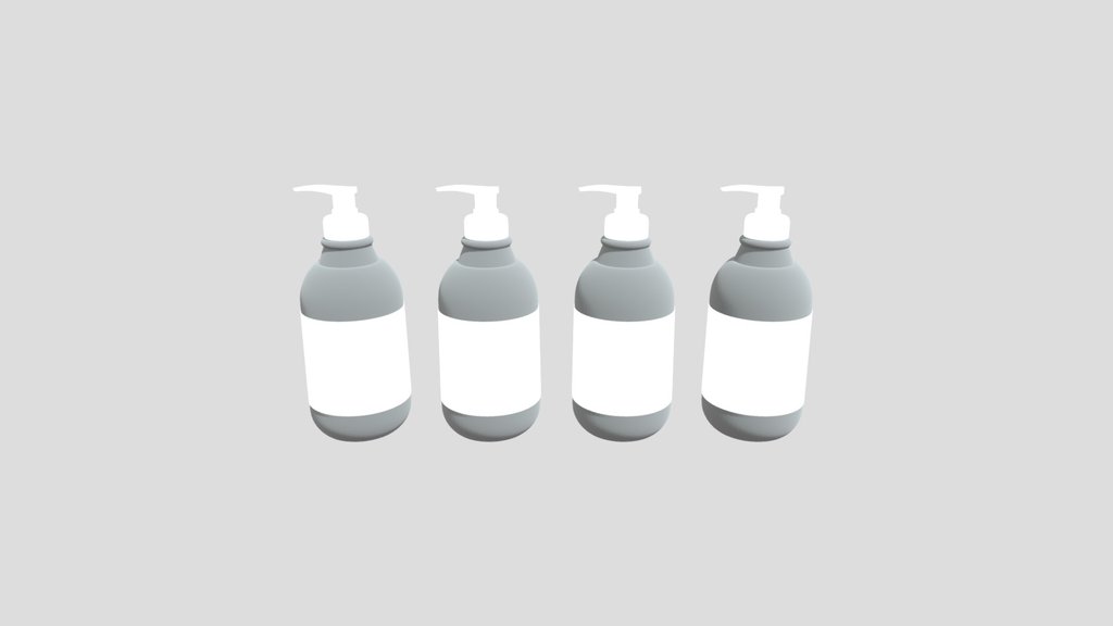 Soap Pump Bottle Transparent Set