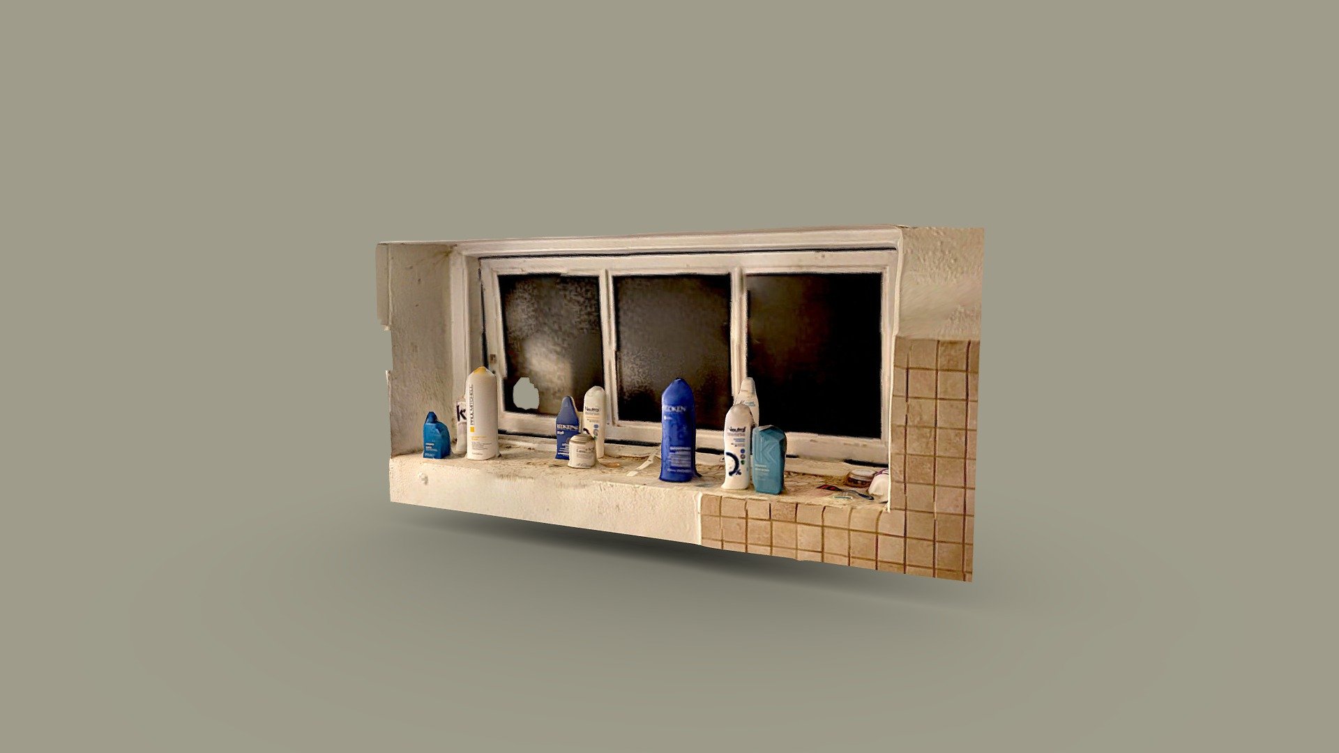 Shampoo bottles