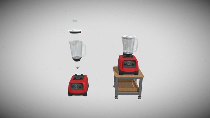 Electric Blender V2 – Modello 3D gratuito STL