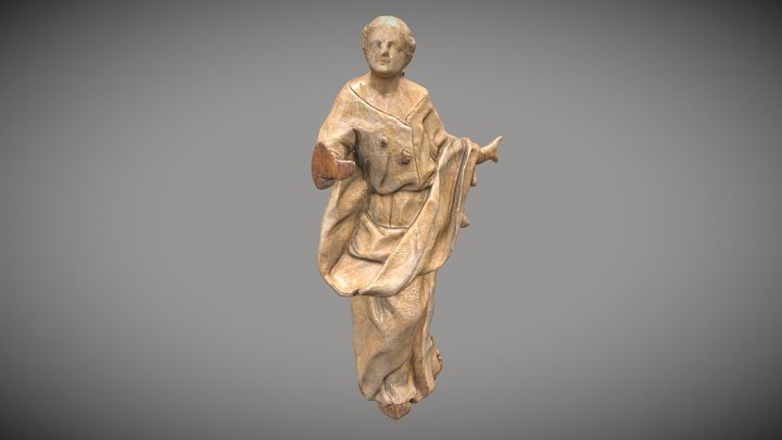 Saint John the Apostle 3D Model