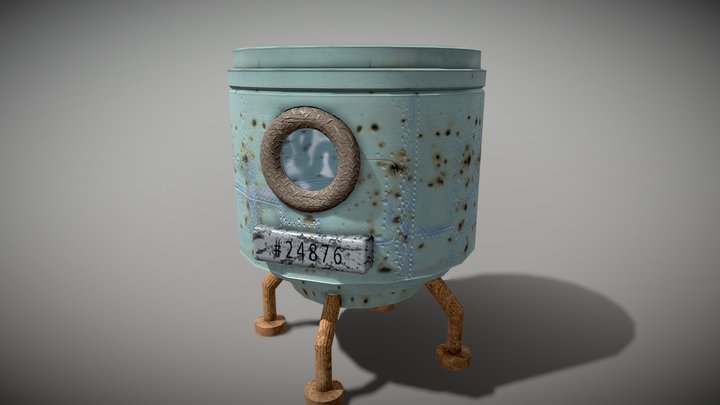 Vesmírny modul #24876 3D Model