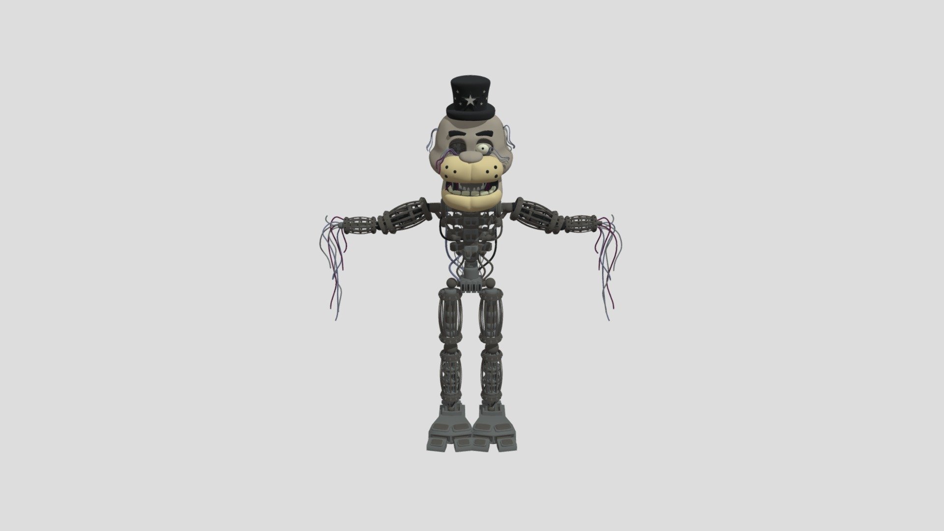 Bun-Zai's Rotten Prototype Star Freddy - Download Free 3D model by ...