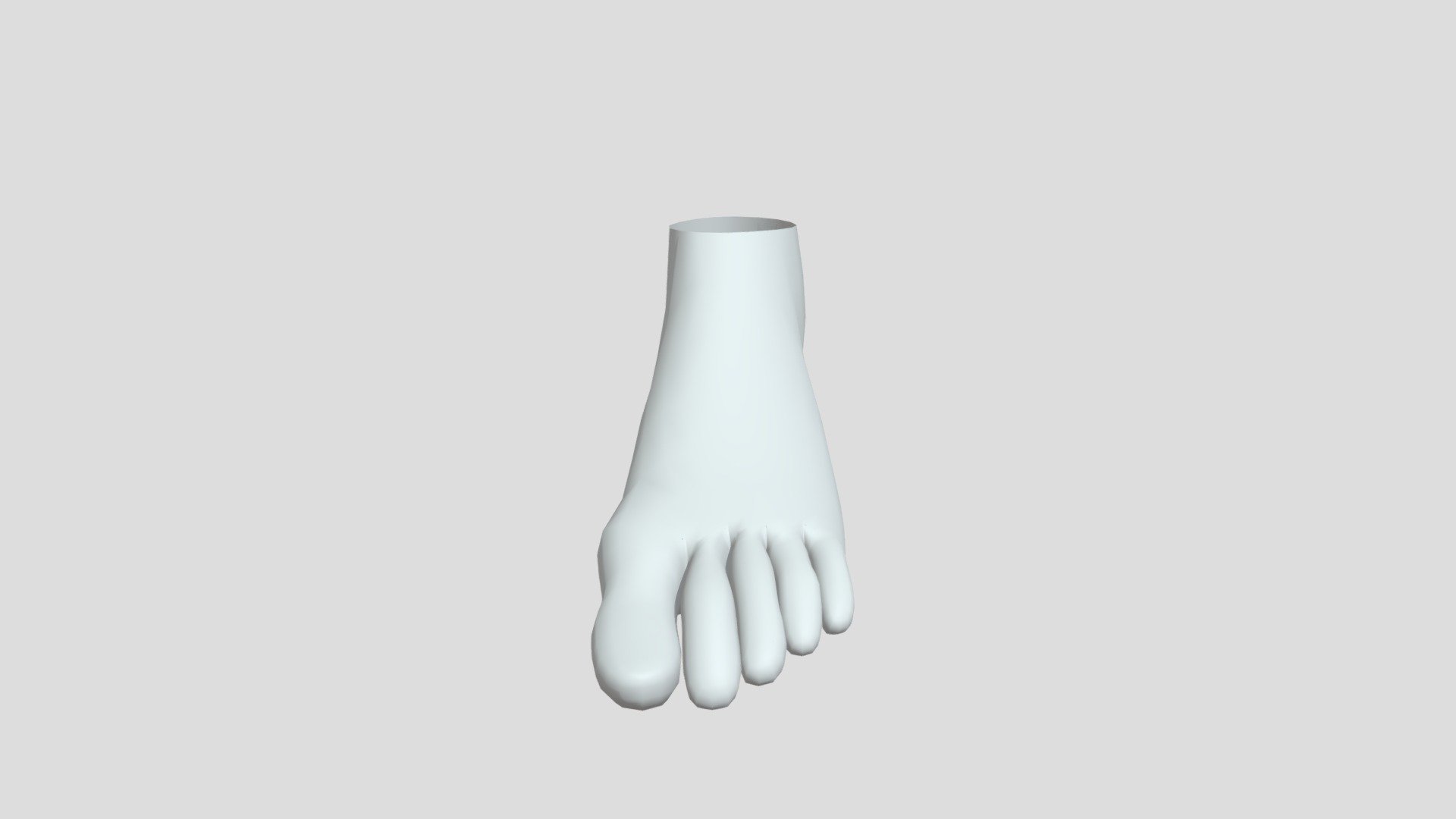 Foot_Low_boly — Sketchfab embed 3D viewer