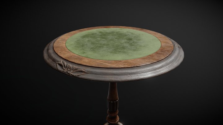 Antique Table 3D Model
