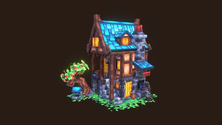 Blacksmith house 3D Model