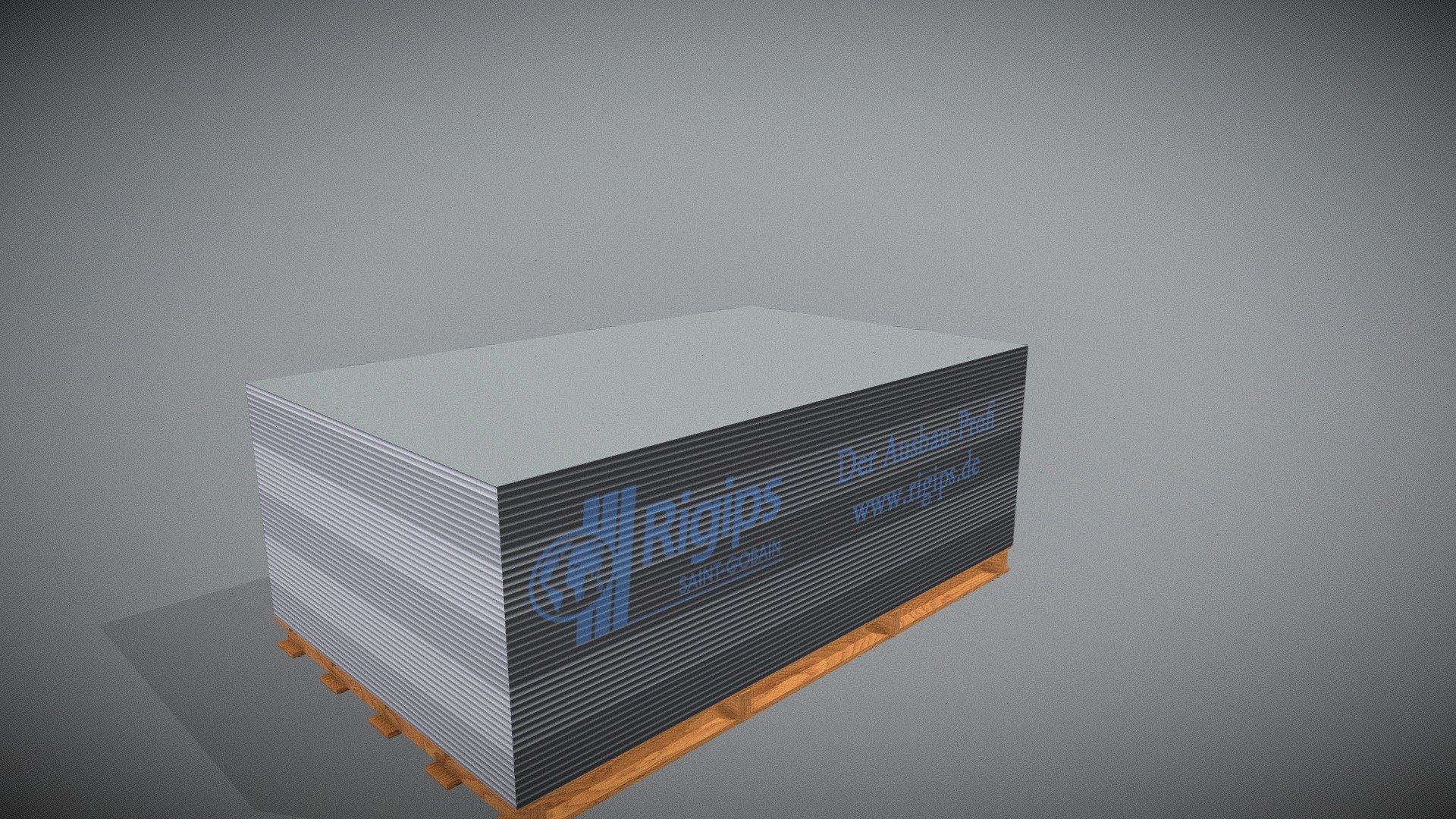 Drywall Gypsum Pallet [Low Poly] - Download Free 3D model by endbored ...